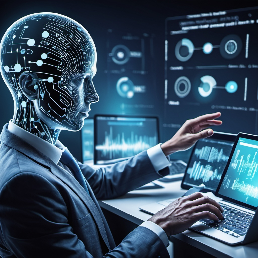 Robot AI przy pracy / AI robot at work