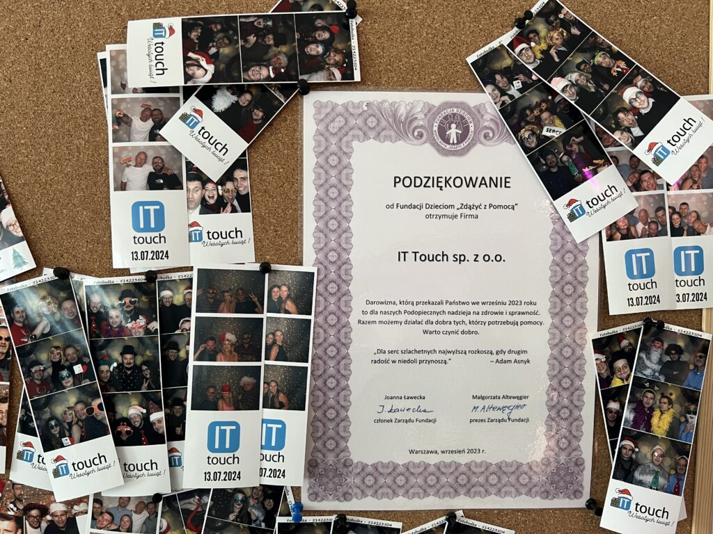 Podziękowania od Fundacji / Thanks from the Foundation