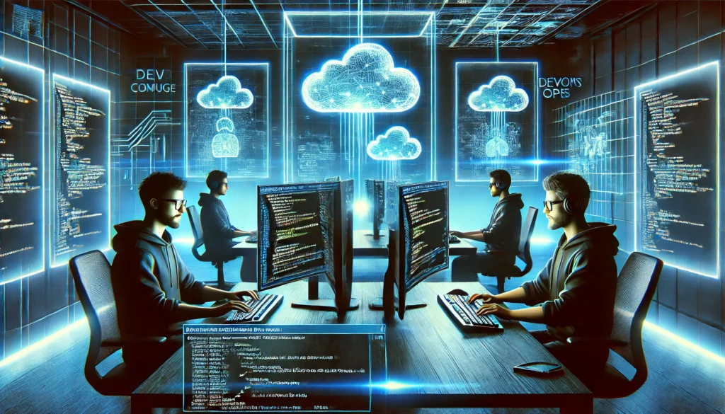 Devopsi przy pracy / Devops at work